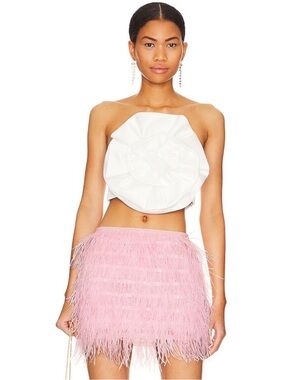 NWT! NBD Octavia Feathered Micro Skirt